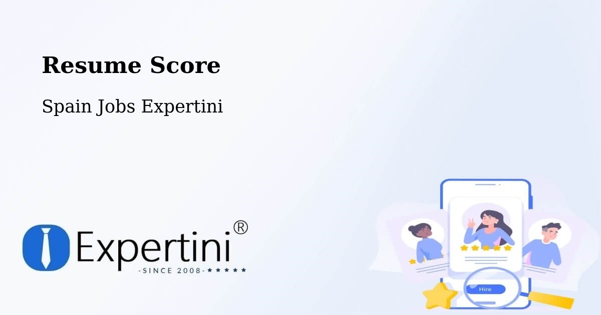 Resume Score & Job Description Match Tool – Jun - Spain Jobs Expertini